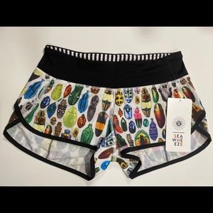 Lululemon Seawheeze Run Speed Short NWT Bugs